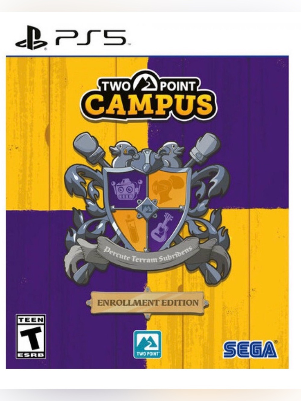 Two Point Campus: Enrollment Edition - PS5 (Purple & Yellow)